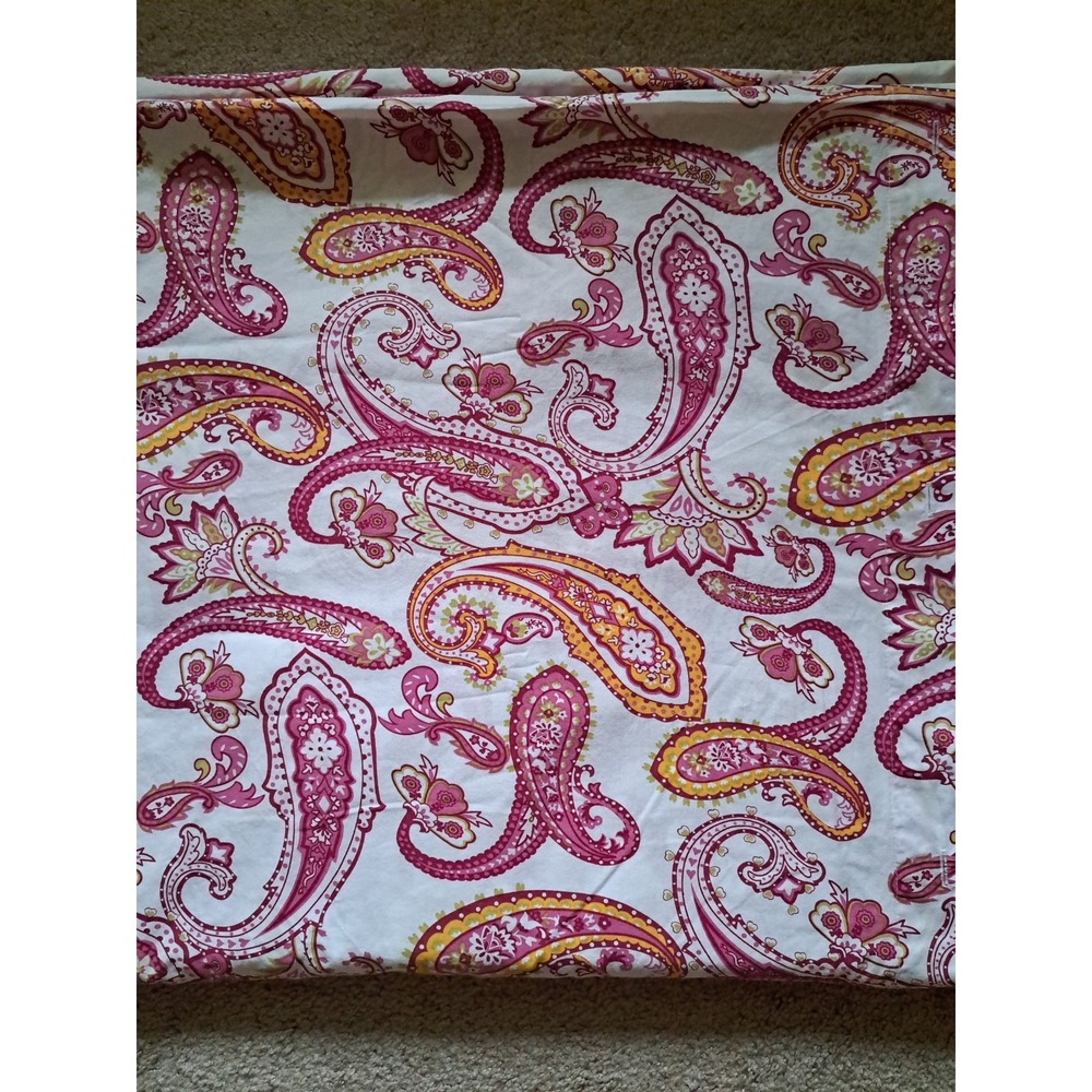 Attitude 100 % Cotton Paisley Duvet Comfort Cover Queen  94 X 84 Button Closure